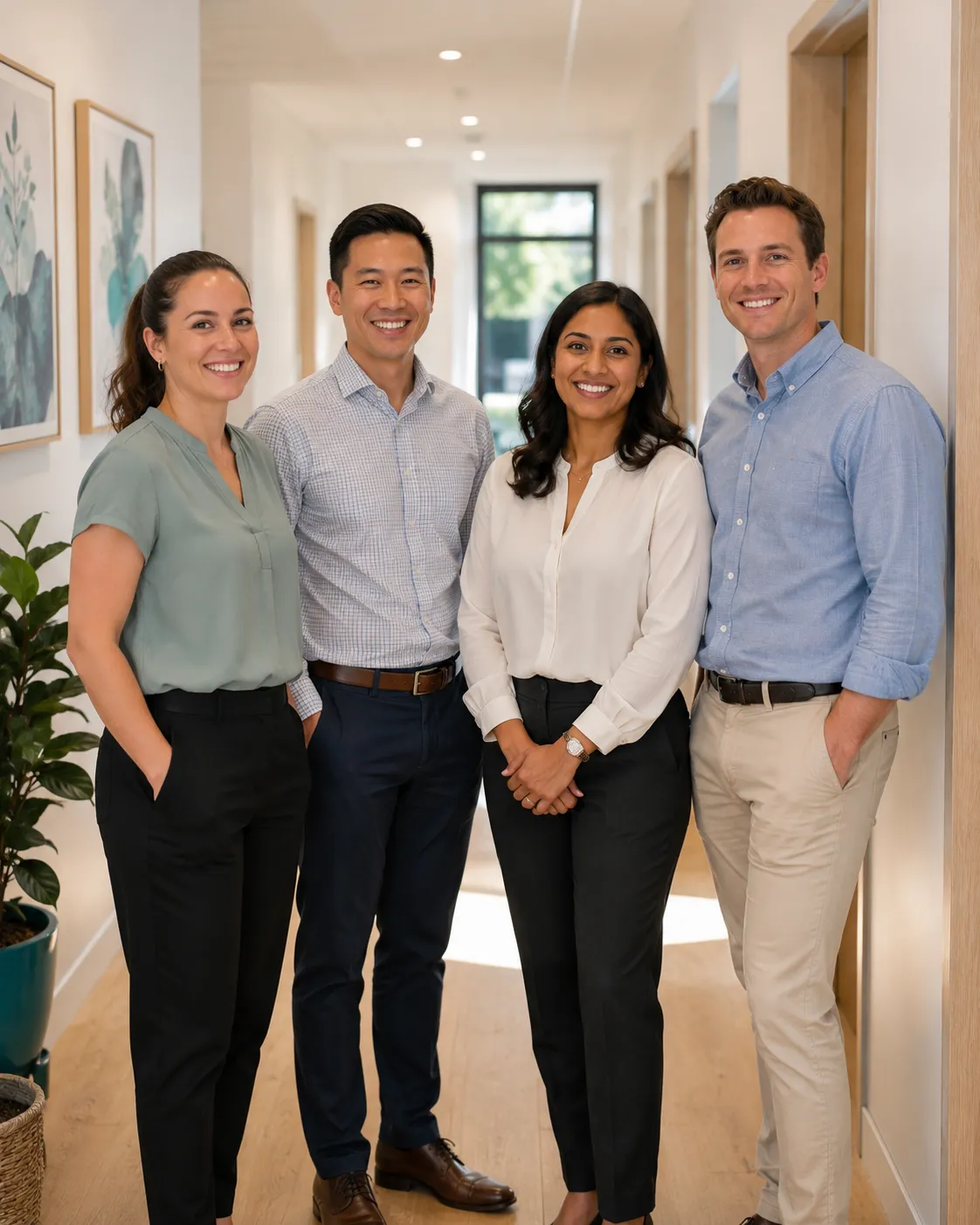 The team of doctors at Wellbrook Medical Centre
